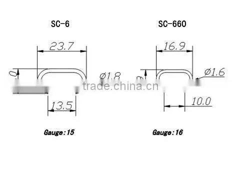15Gauge 16Gauge C-Ring,C nail