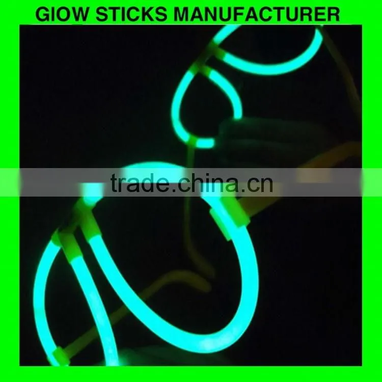mini glow stick light glow eyeglasses in plastic tube , glow stick glasses