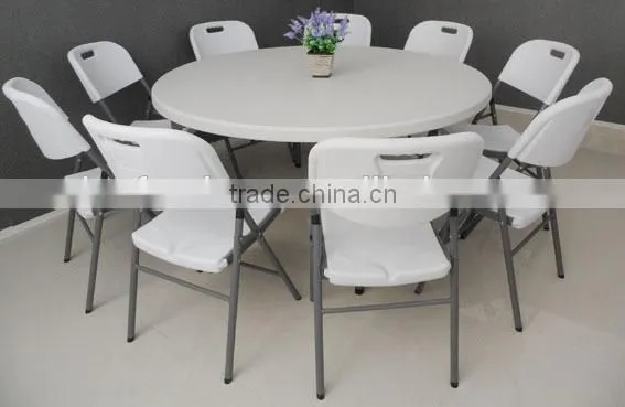 5ft round plastic wedding table