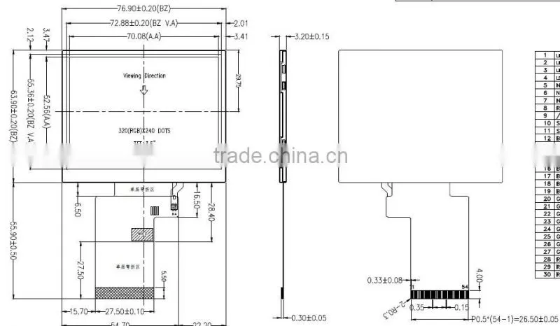 3.5" TFT LCD Module