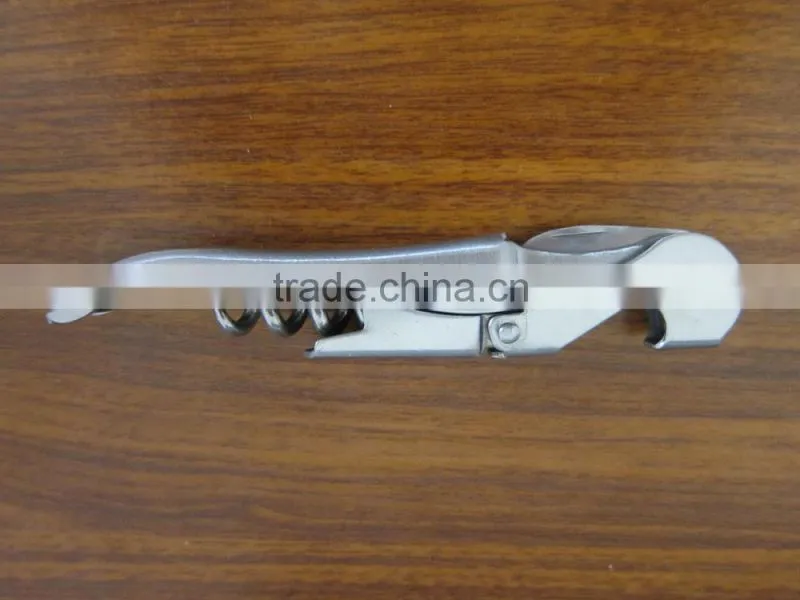 Metal Wine Corkscrew Bottle Opener with Knife