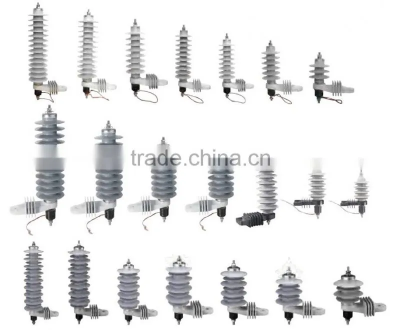 24kV/10kA zinc oxide surge arresters