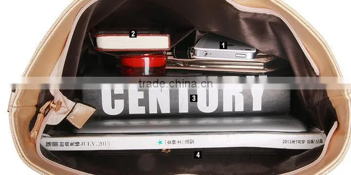 made china wholesale handbags collection woman 6 in 1 bags and cluthes