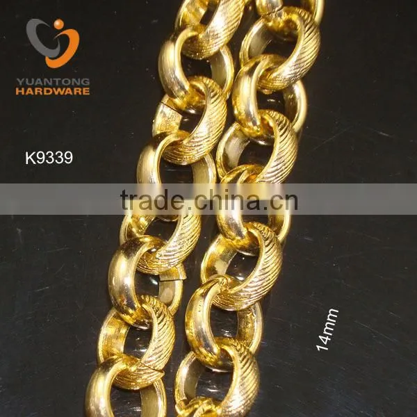 o shape twisted line surface chain