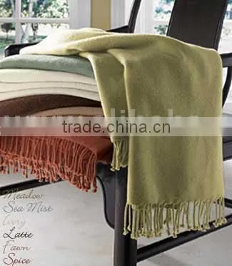 eco-friendly bamboo travel throw blanket