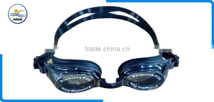 Good price silicone green swimming goggles for children