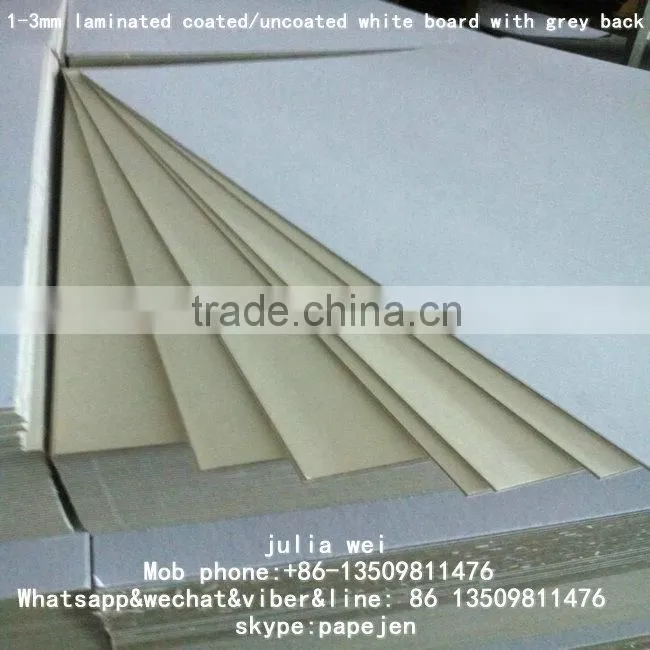 1000gsm white coated duplex board cheap price
