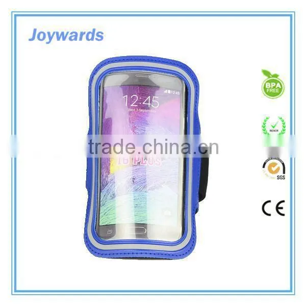 2015 Wholesale custom color high quality PVC sport mobile phone armband case