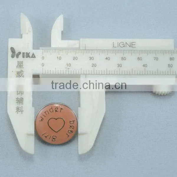 fashional designer jean jacket metal buttons with best service