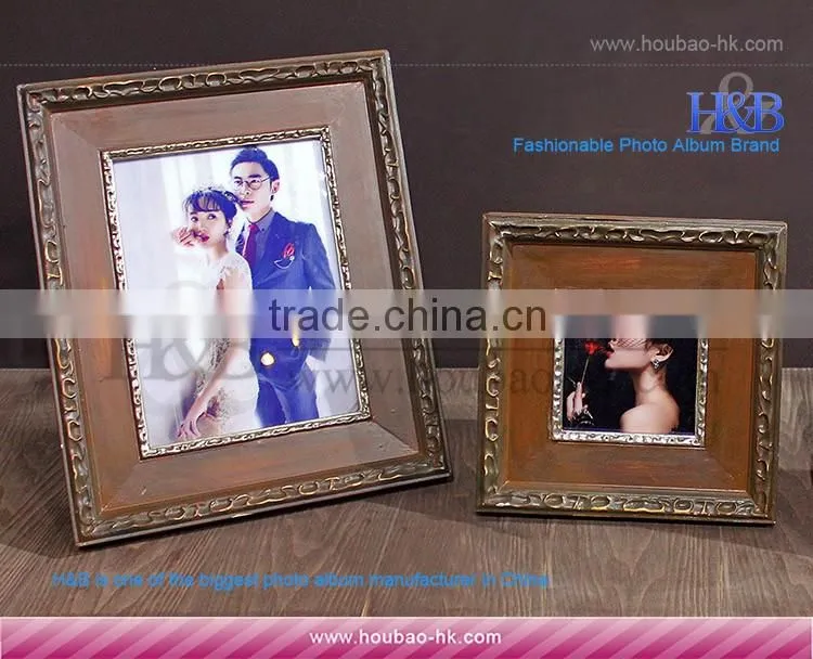 Unfinished wooden photo moulding for home decoration