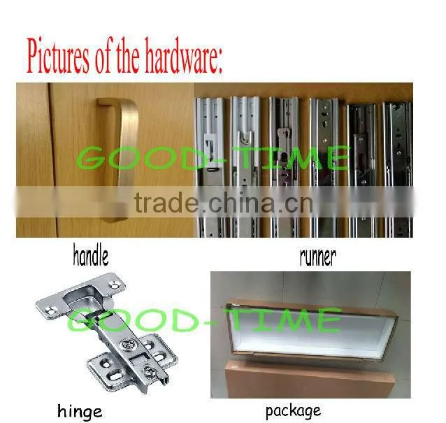fsc 3 door modern melamine closet design factory