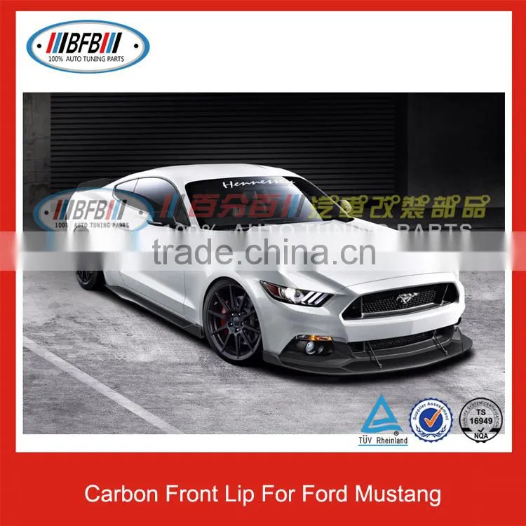 Carbon Fiber Front Bumper Lip for Ford Mustang 2015