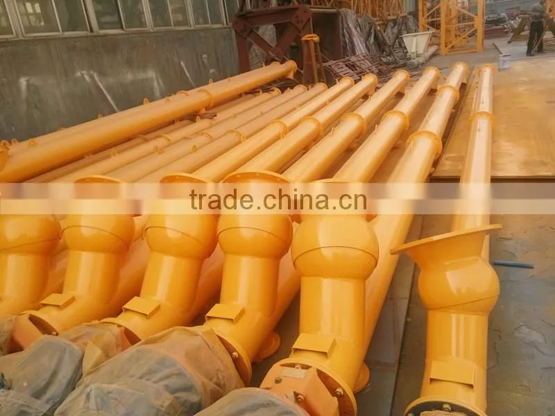 Screw conveyor for silo cement