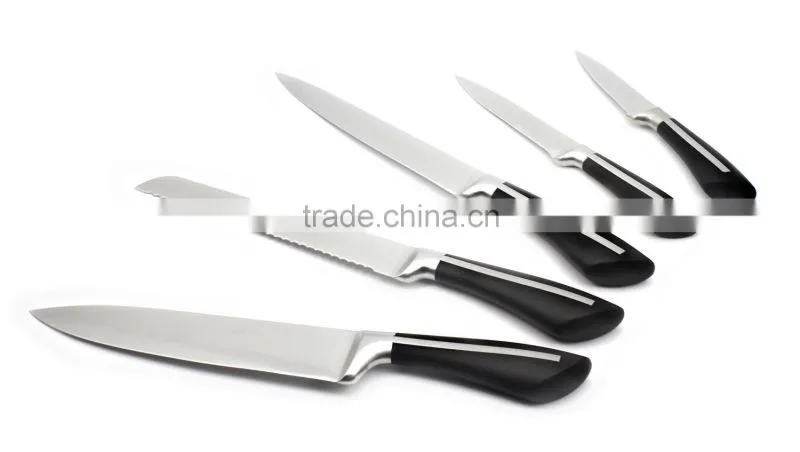 5pcs Forged Handle Kitchen Knife Set