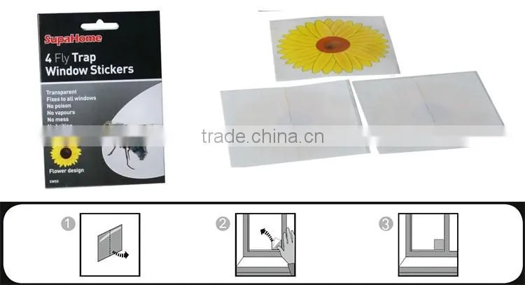 long effective pest control, home and camping insect trap,effective safe fly window trap