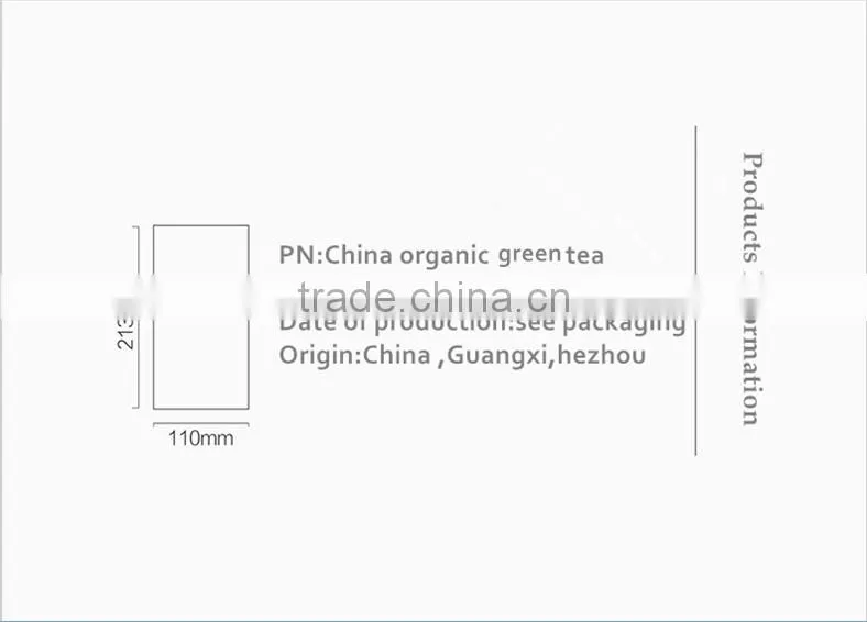 Hot sale china organic certified green tea
