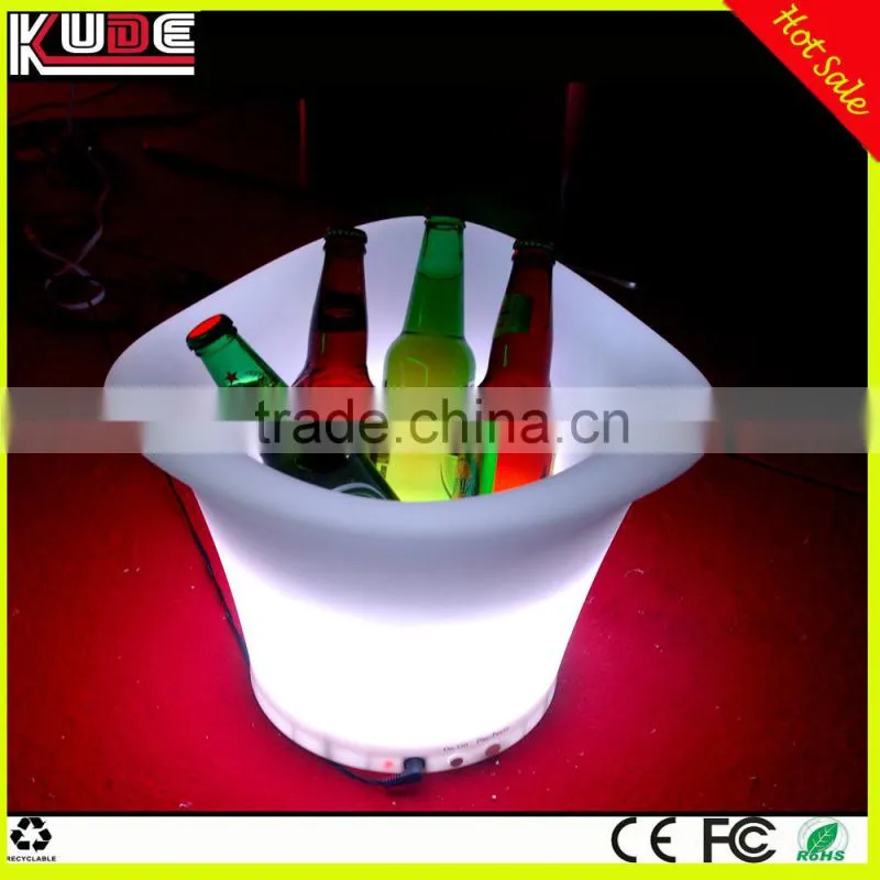 wholesalecolor changing LED lighted bucket / rechargeable LED ice bucket
