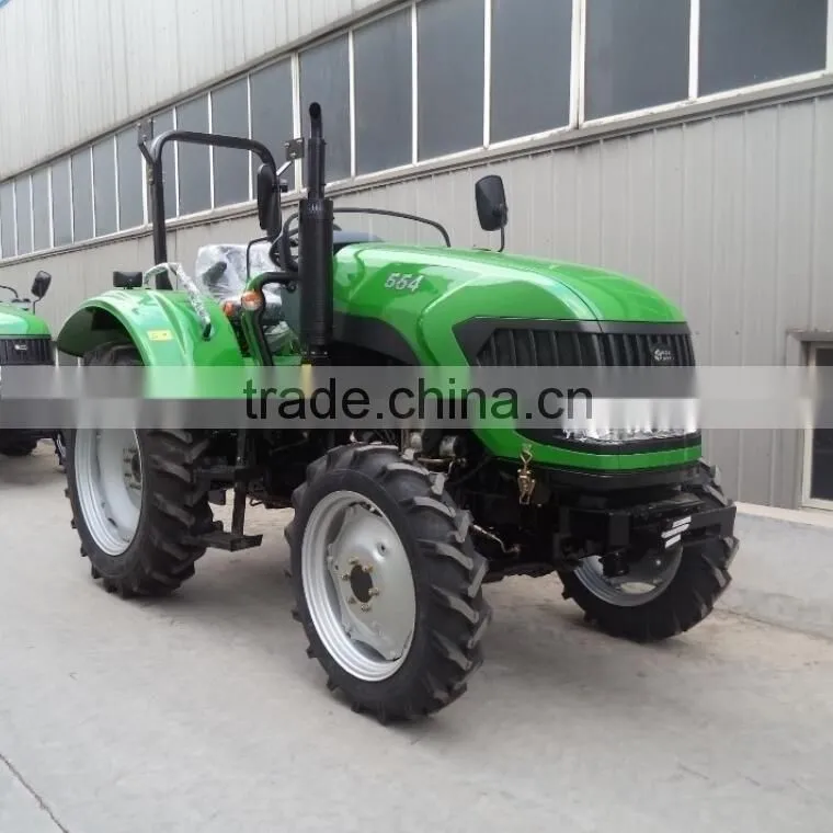 2016 Hot selling 55HP Air conditioning cabin farm tractor with ISO CE PVOC COC certificate