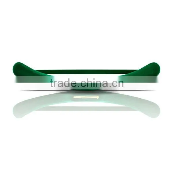 Plastic Clothes Hanger with Soft Velvety Coating for Boutique Dresses
