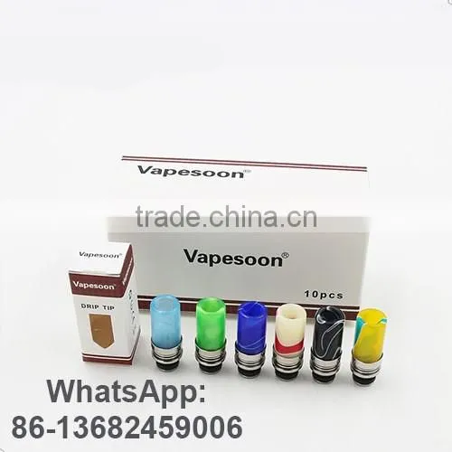 E cig 510 drip tip wholesale ss and Acrylic inhaler ADA-DT005