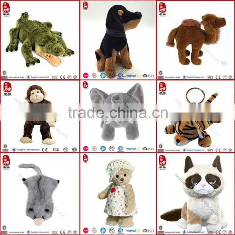 Plush teddy bear keychain wear bow tie china manufacture