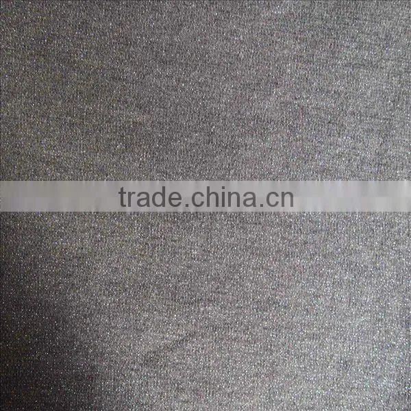 T/C Lurex Rib Knitted Textile Fabric