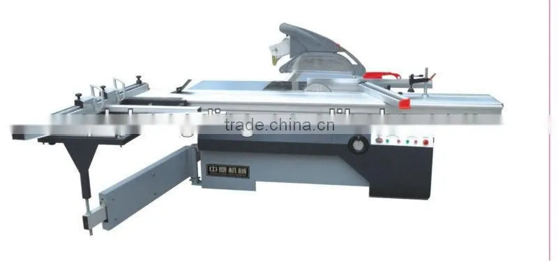 high quality woodwroking sliding table saw machinery with scoring blade
