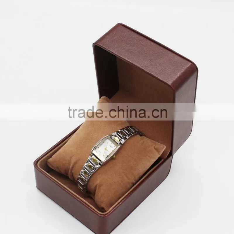 fine pu leather watch box delicate watch case