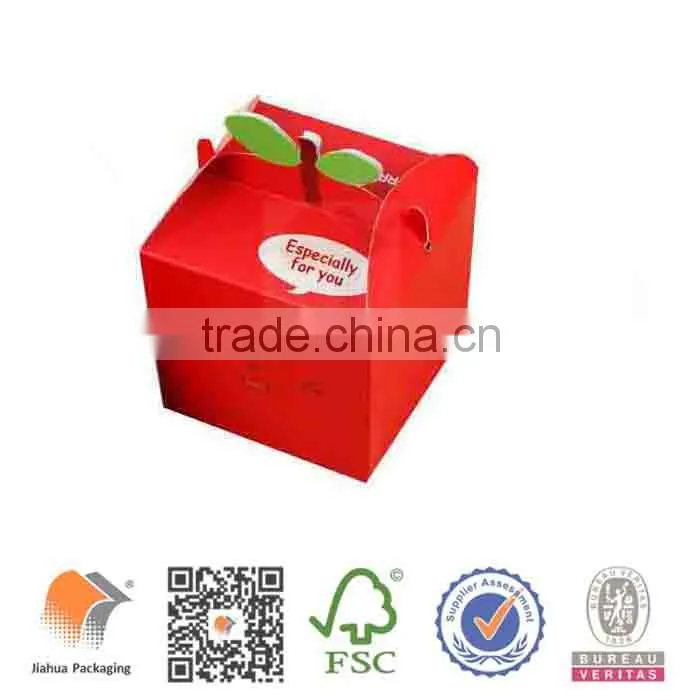 Fashionable foldable cardboard display box with window