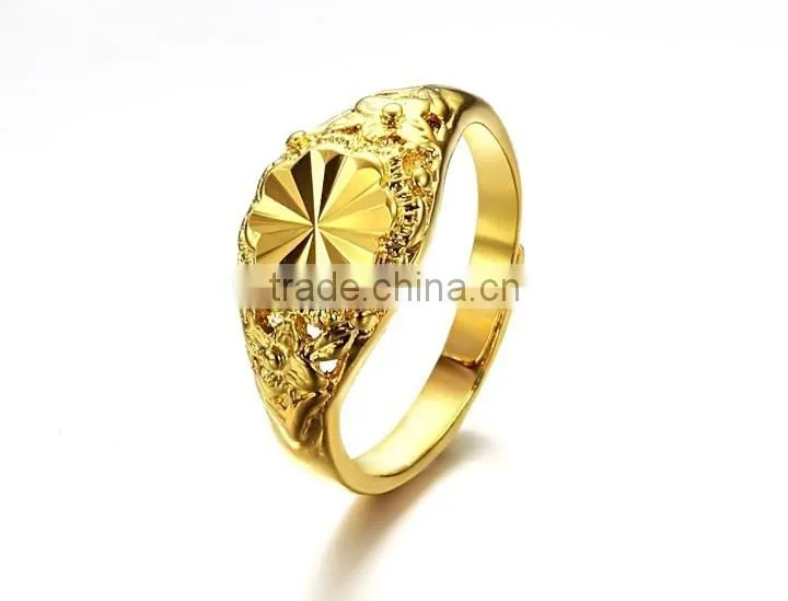 KSTONE 2015 Fall in Love New Model Engagement Gold Couple Ring 18KGP Cooper Wedding ring