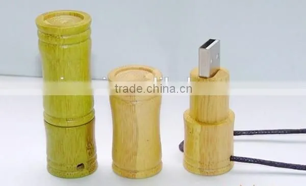 Mini wooden rectangle swivel usb