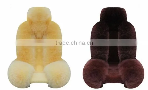 2016/2017 New Fashion Real Australian Lamb Skin Car Fur Seat Cover Set