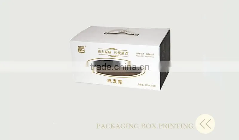 cardboard folding paper printed window box packaging