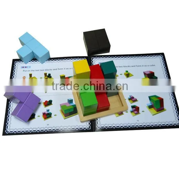Wooden toy turning block