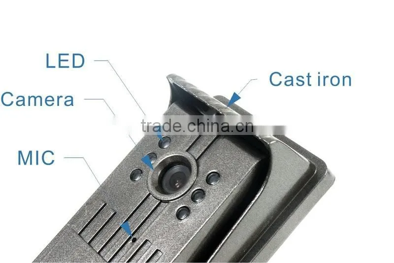 High quality video door phone with doorbell , smart IR night vision video doorbell for home security