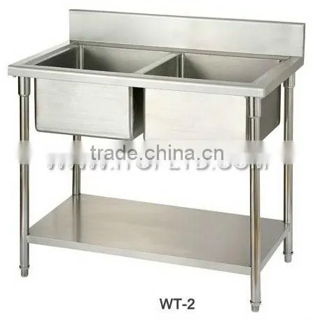 stainless steel double bowl kitchen sink