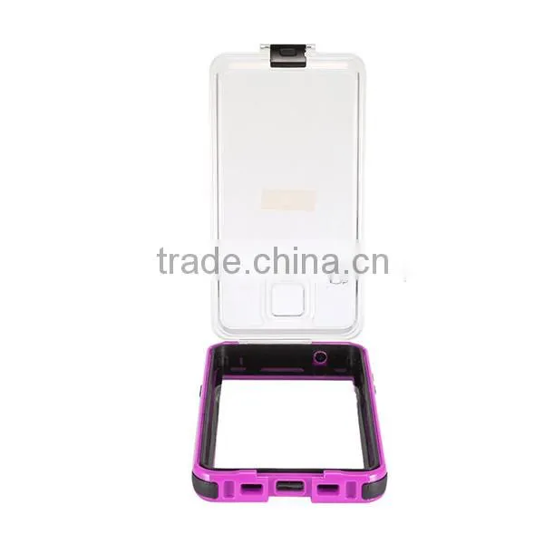 For Samsung Note 4 Phone Case Waterproof Shockproof With Button