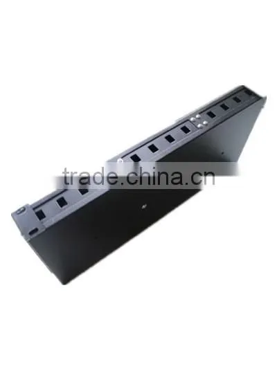 12 ports Rack-mount 1U 19inch fiber optic patch panel suitable for fc/st/sc adapter