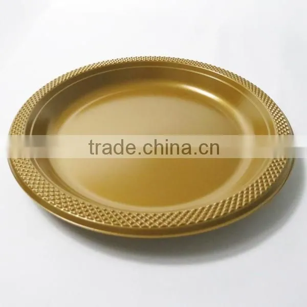 6/7/9/10/12 inch Coloful disposable plate PS material