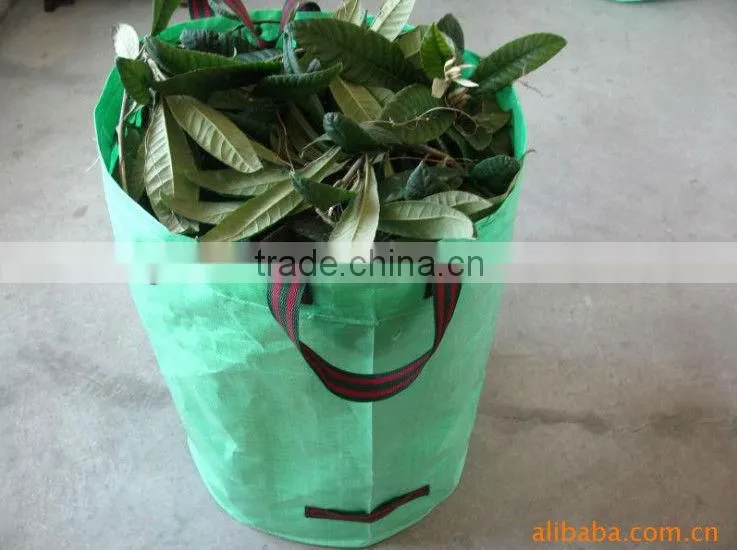 Green circle garden garbage bag