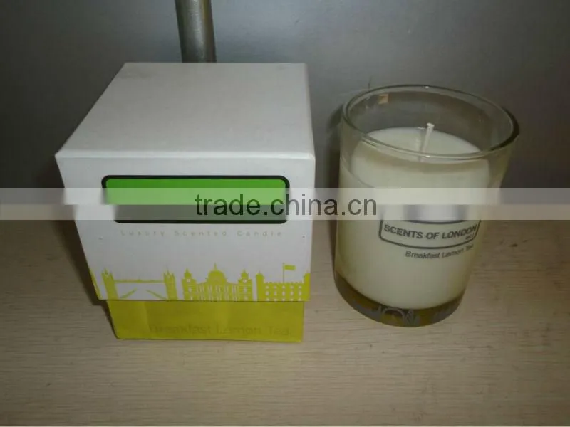 Sweet Dreams Luxury Lavender & Chamomile Nature Scented Soy wax Candle in glass jar