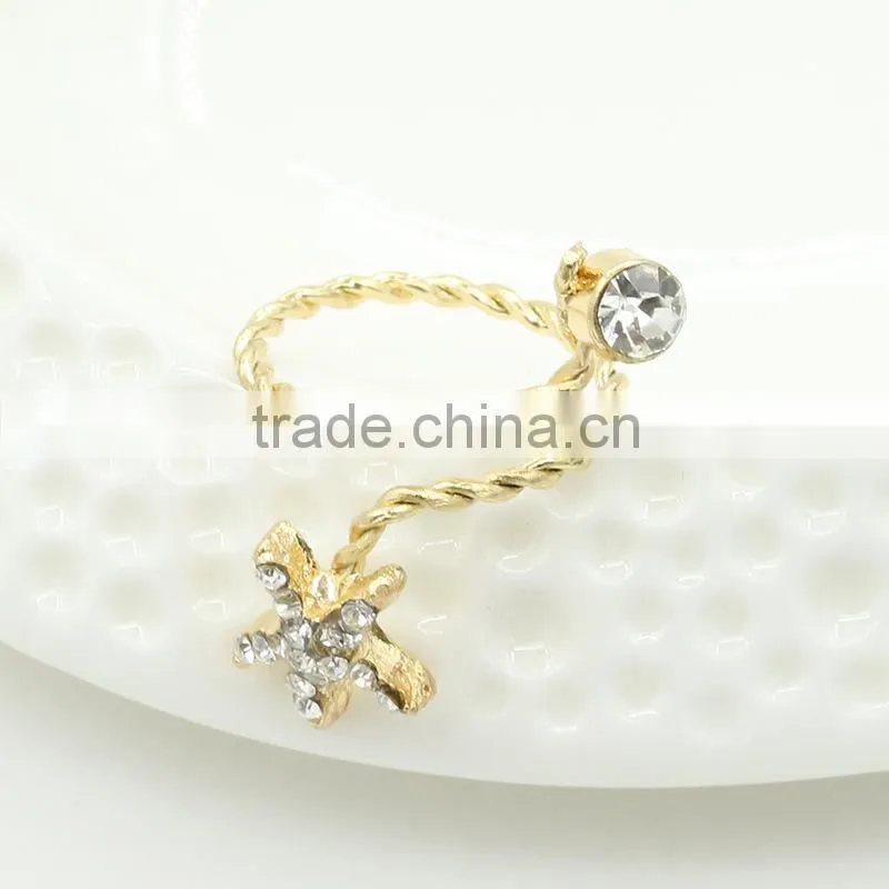 High Quality Jewelry Latest Multiple Finger Ring Design For Women