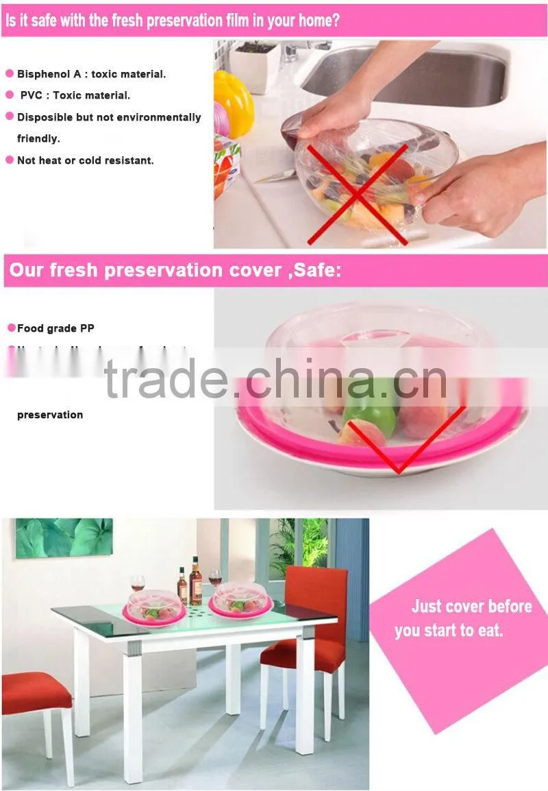 FDA&LFGB Food grade food fresh cover