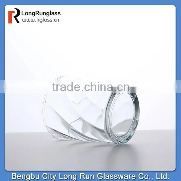LongRun 2015 hotsales 353ml stylish barware water whisky drinking glasses cup manufacture