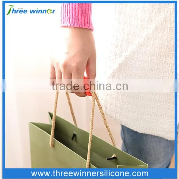 Hot selling shopping bag silicone hand grip