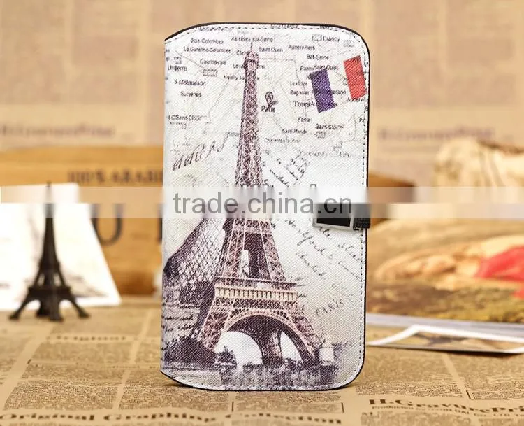 For Samsung Galaxy Mega 6.3 i9200 Leather Wallet Flip Stand Case Cover + Protector