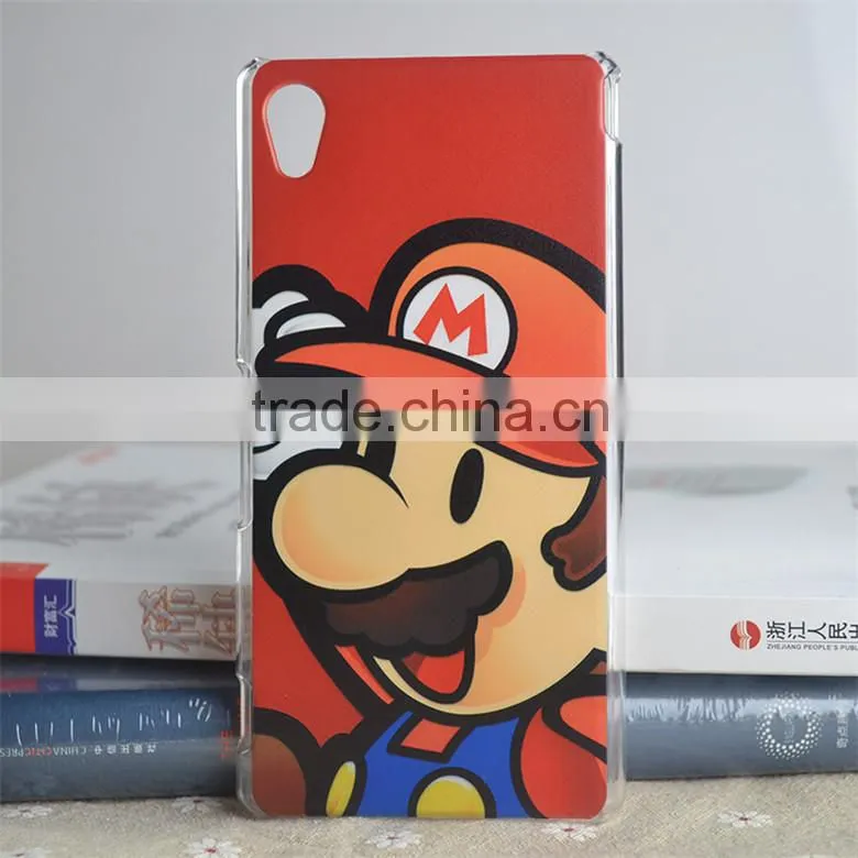 High Quality 3D Color Printing Protective PC /TPU Phone Case for Sony M4