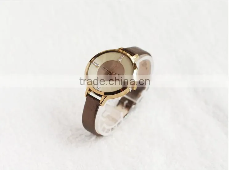 Leather Strap Quality Fashion Girls Wrist Watches