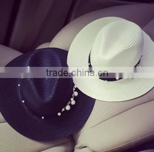 2016 Europe popular ladies handmade sun hats alibaba high quality cheaper wholesale hat straw