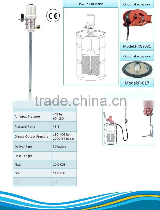 A85-GS 45:1 AIR GREASE PUMP